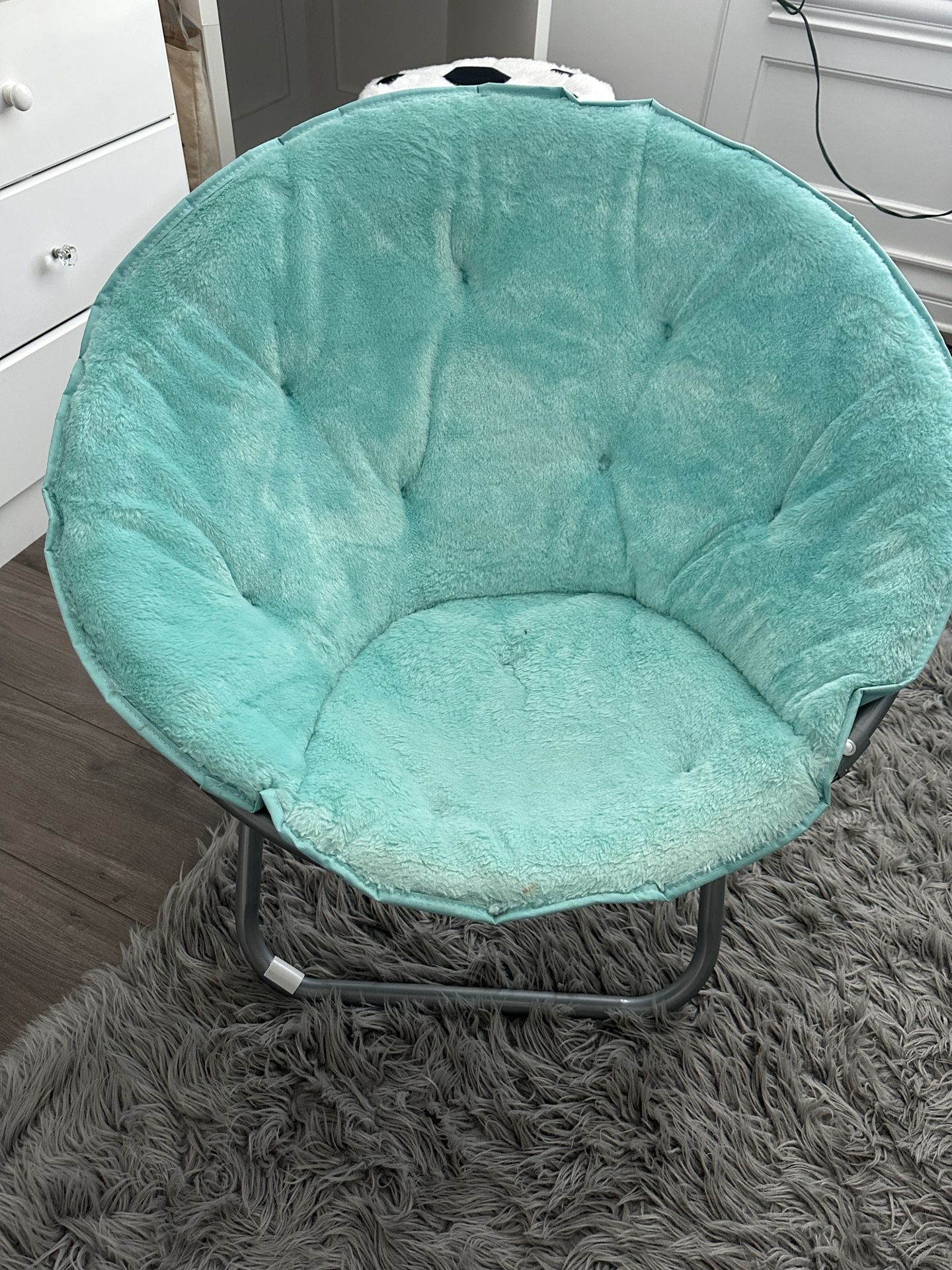 Soft Saucer Chair (turquoise)