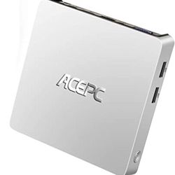 ACEPC T11 Intel Cherry Trail Atom Z8350 Mini PC 4gb RAM/64gb ROM Silver Brand New