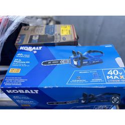 Kobalt Gen4 40-volt 14-in Brushless Battery 4 Ah Chainsaw (Battery and Charger Included) Model #KCS 1040A-03