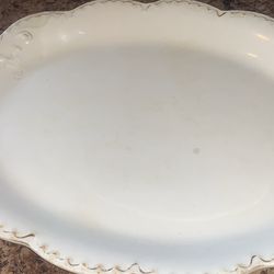 Beautiful Antique English Ironstone Serving Platter