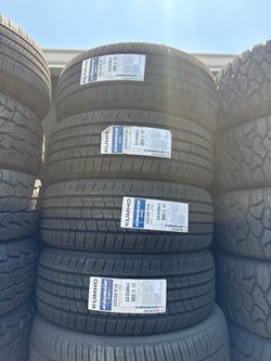 265/60R18 Kumho Crugen HT 51 (4) NEW TIRES INSTALLATION AND BALANCE INCLUDED 50,000 MILES WARRANTY