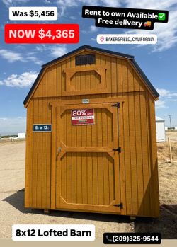 Old Hickory 8x12 Lofted Barn