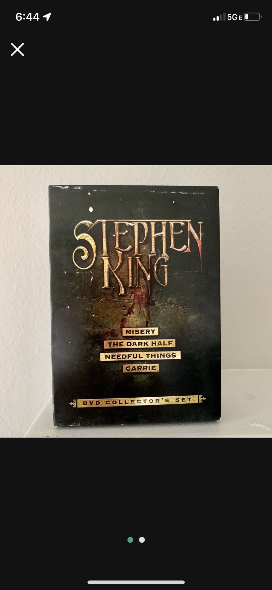 Stephen King DVD Collector’s Set