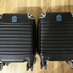 2 First Class Hard side Suitcases