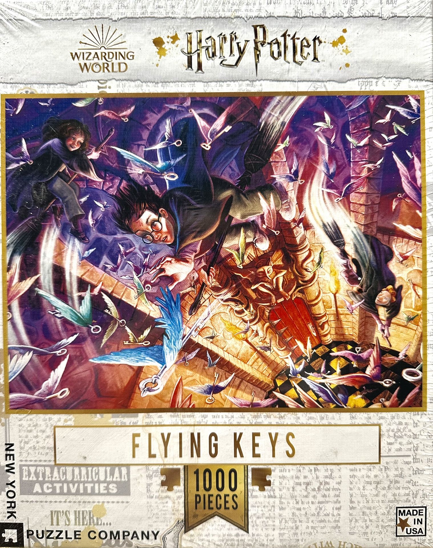 Harry Potter Flying Keys 1000 Pieces SEALED ( New York Puzzle Company)