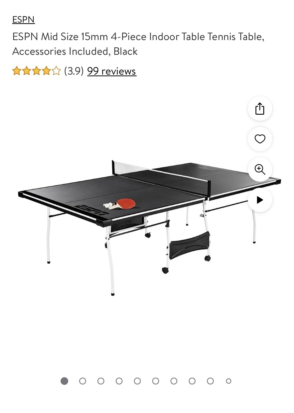 ESPN Ping Pong Table / Table Tennis