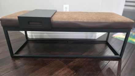 Modern Storage Bench / Entryway Bench  - New