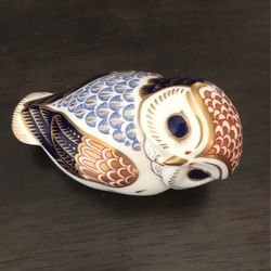 Royal Crown Derby Bone China Owl