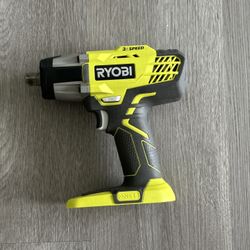 Ryobi P261 18V ONE+ 1/2” Cordless 3-Speed Impact Wrench (Tool Only)