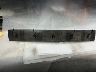 Whiskey Barrel Stave Coat Rack