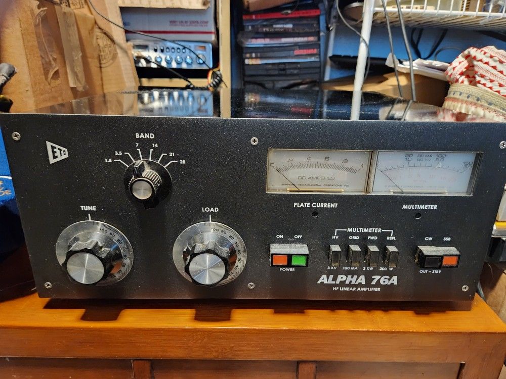 HF AMPLIFIER ALPHA 76 A 1.5 KW