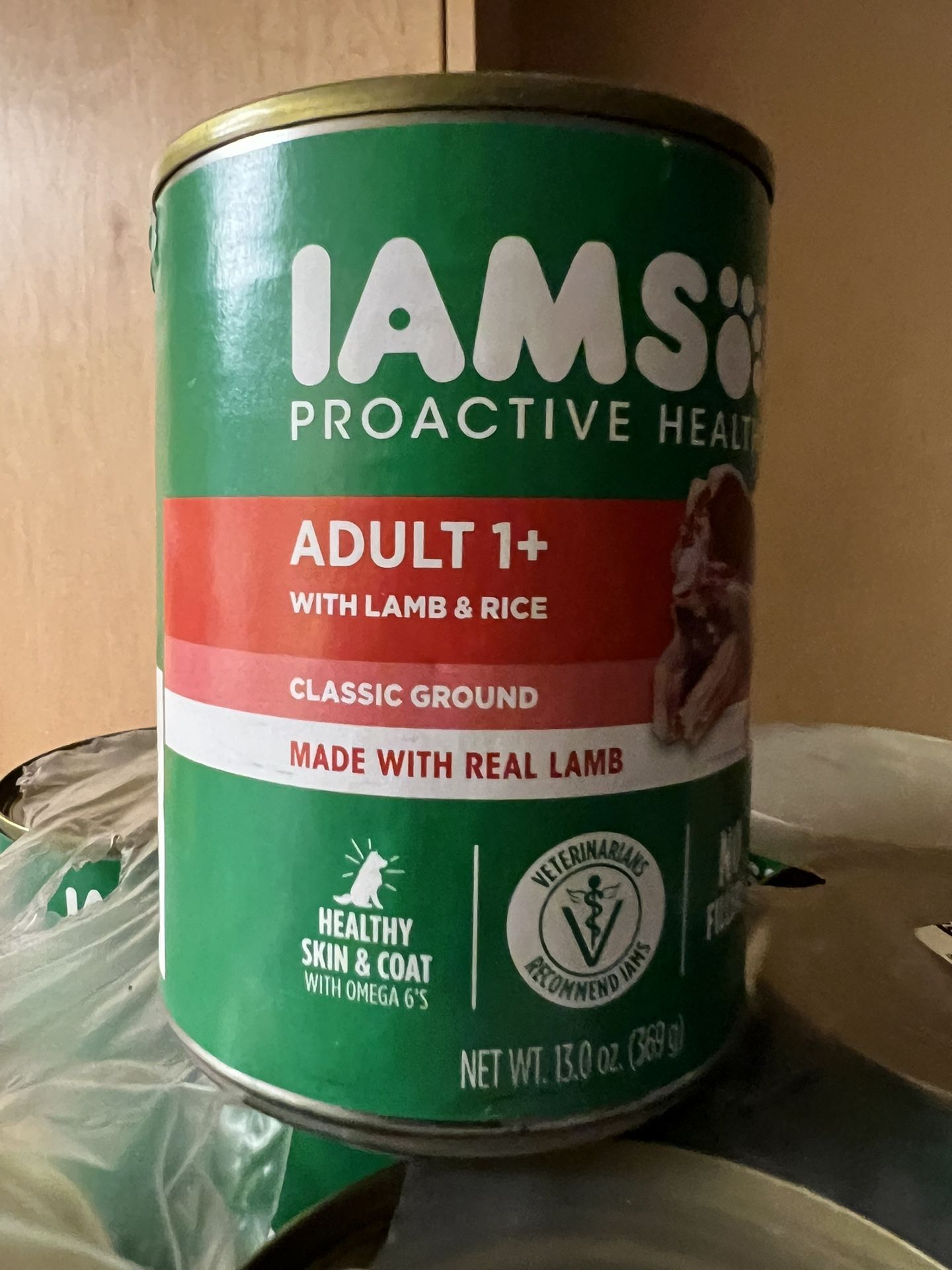 Case IAMS DOG GROUND LAMB Rice Canned Food