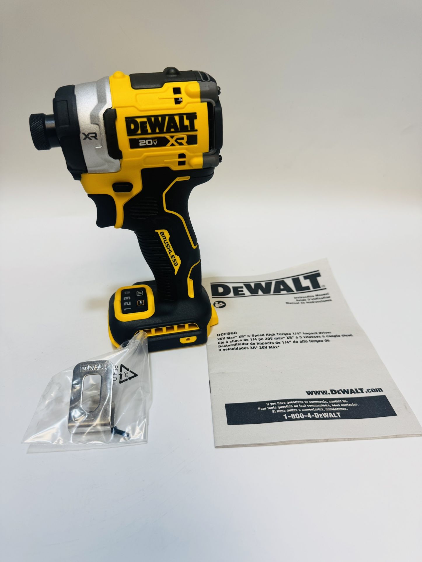 π DEWALT 20V MAX XR 1/4β Impact Driver (Tool Only
