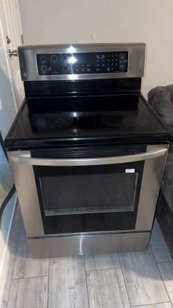 LG electric range stove