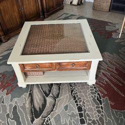 Square Coffee Table Or Just A Solid Table, Great Game Tabl 37" Square 18" High 