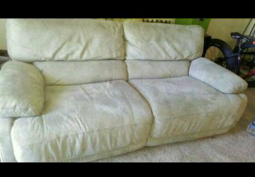 Plush Dual Electric Reclining Sofa