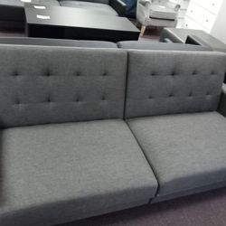 Gray Futon Sofa Couch