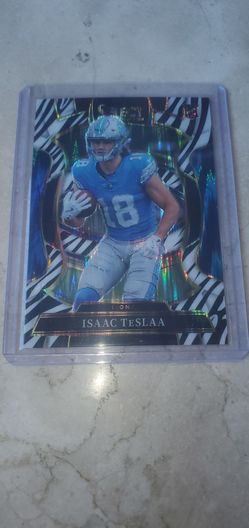 Isaac Teslaa Detroit Lions Rookie Football Card