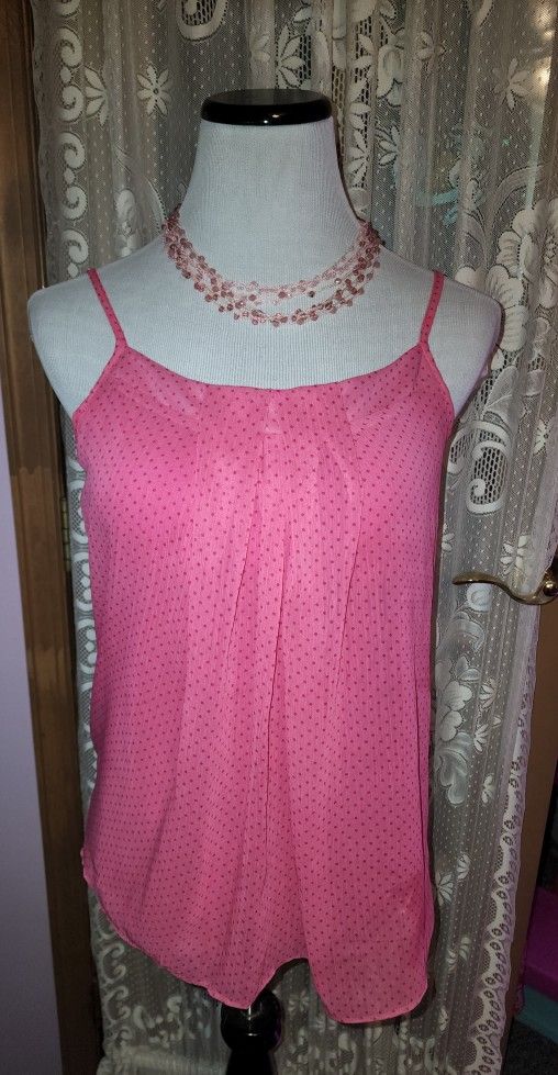 #113 New York & Co Small Coral Tank