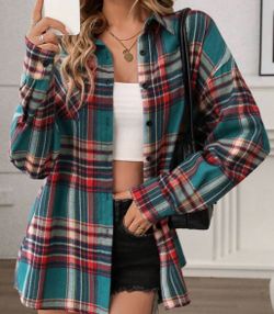 Women’s over size fennel shirt