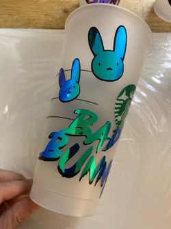Bad Bunny Starbucks Cups