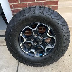 Jeep Rubicon Wheels & Tires Set Of 5