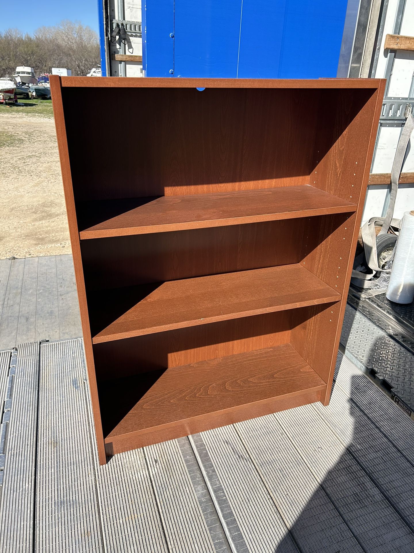 2-Piece Brown Bookshelves 