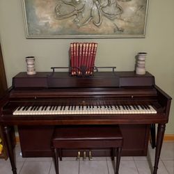 Wurlitzer Piano With Bench