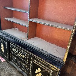 Vintage Black Lacquer Korean furniture