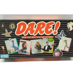 Board Game DARE! Adult Double Triple Dare You Parker Brothers No 0092 1988 New