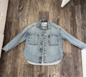 Zara Denim Shirt Jacket