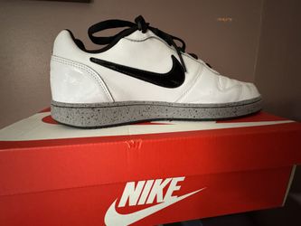 Nike Ebernon Low 9.5 Men’s Sneakers White/Black Grey Cement 9 1/2