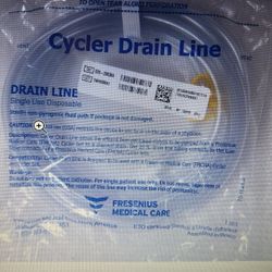 Cycler Drain Line - Single Use Disposal 