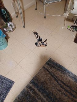 Worn Once Siz 6 Leater Cork & Beaded Sandal