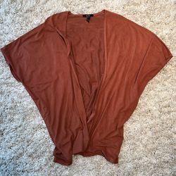 Forever 21 Suede Cardigan