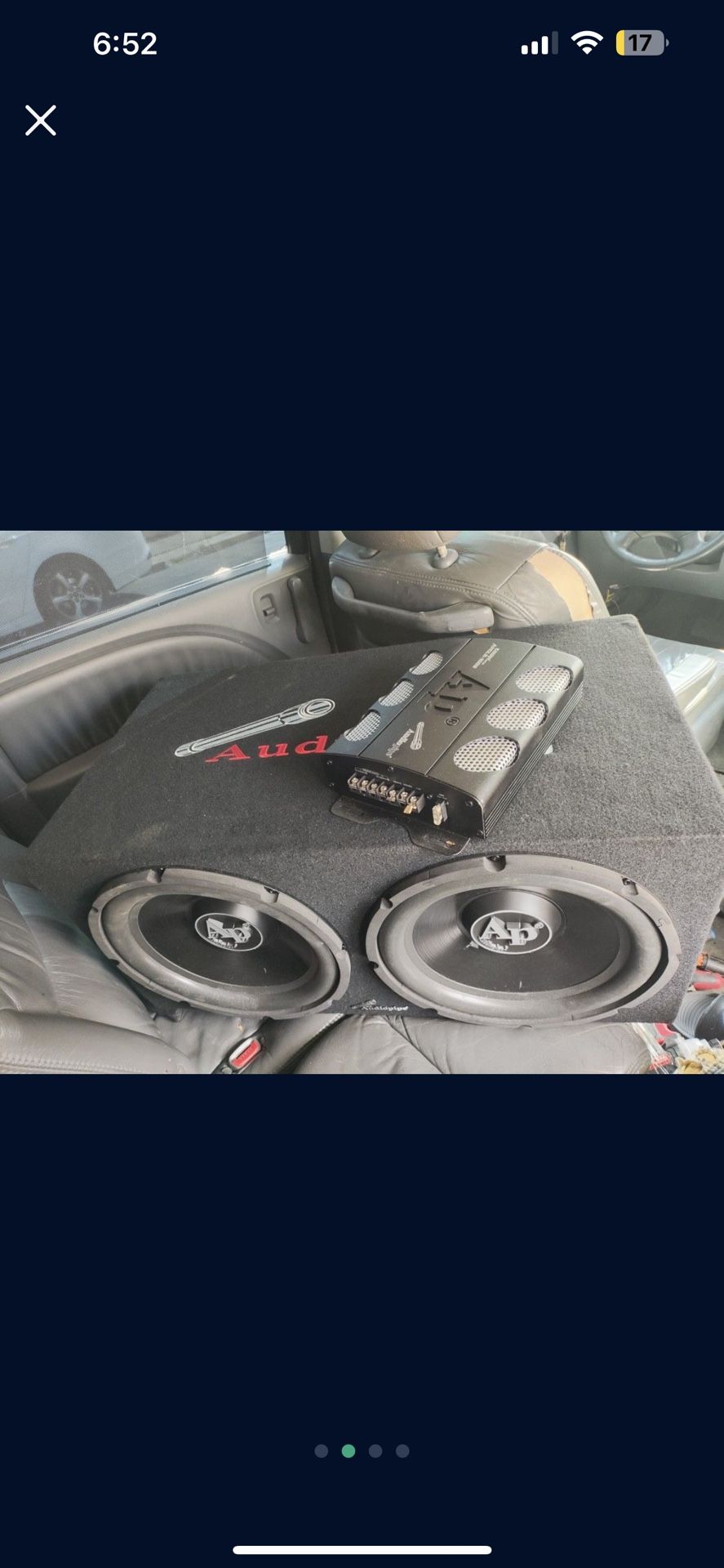 2 12in Audiopipe Subwoofer