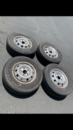 4 - LT225/75r16 5x5 5x127 Jeep Grand Cherokee Wrangler Jk JL Wheels Rims Good 90% Treads Tires!!!!!