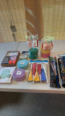 Party supplies