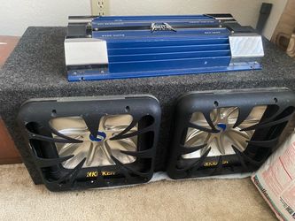 Dual Kicker Subwoofers with Lanzar Audio Amplifier