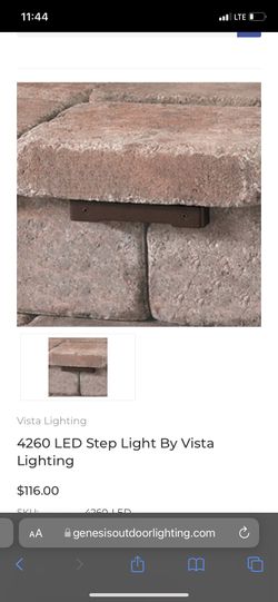 Vista Wall Or Step Lighting New!  
