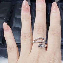 Adjustable Opening 925 Silver Ring