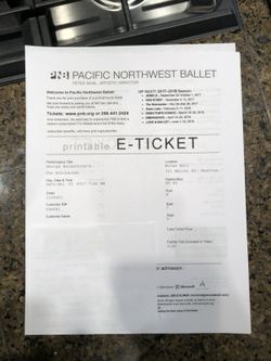 Pacific Northwest Ballet, The Nutcracker - ONE Ticket on Saturday December 23, 2017 @ 7:30pm
