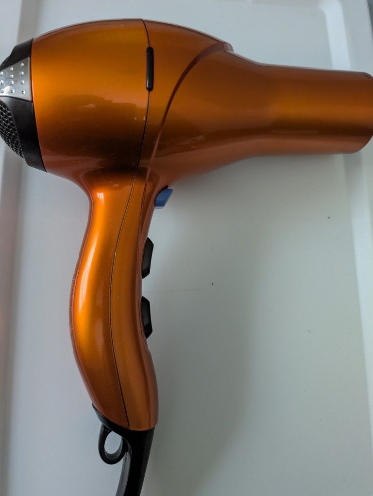 Infiniti Pro By Conair Hair Dryer Orange Excellent Condition