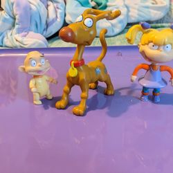 Rugrats Vintage Toy Figures Set! 