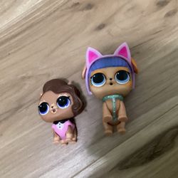 2 LOL Dog Dolls 