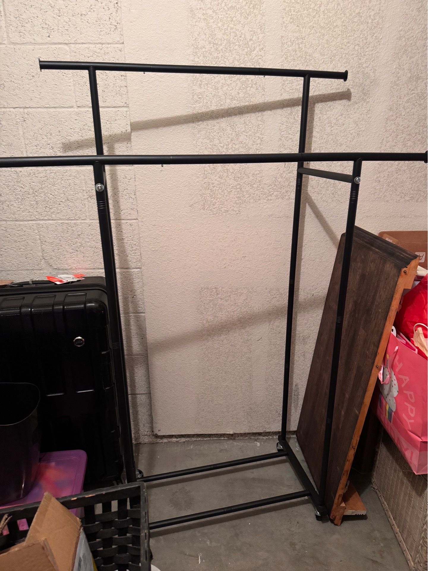 Double Rods Clothes Rack