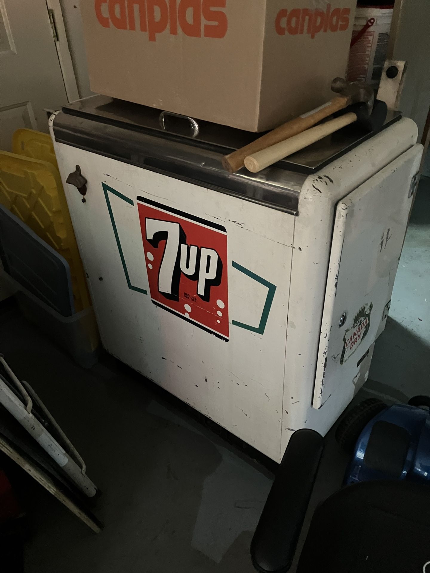 7 Up Pop Machine Antique