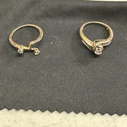 Gold Wedding Band Set