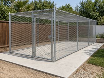 Chainlink dog kennel for sale