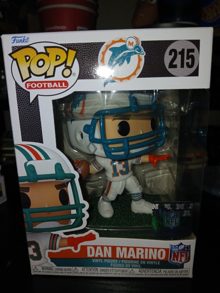 Brand New Miami Dolphins Dan Marino Funko Pop #215